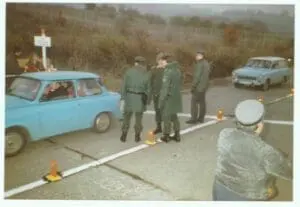 1989 öffnete sich der „Eiserne Vorgang“, und auch für den Bundesgrenzschutz begannen damit vielfältigen Veränderungen im Aufgabenbereich. Fotos: Archiv Point Alpha Stiftung