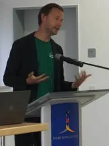Der Geschäftsführer der Stiftung Naturschutz Thüringen, Denis Peisker.