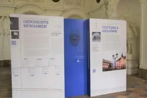 Die Imageausstellung der Point Alpha Stiftung hält für die Besucher vielfältige Informationen und Eindrücke bereit.