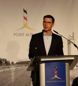 Der Vorstandsvorsitzende der Point Alpha Stiftung Sebastian Leitsch.