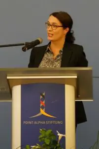 Dr. Franziska Kuschel, Leiterin des Arbeitsbereichs Wissenschaft von der Bundesstiftung zur Aufarbeitung der SED-Diktatur.