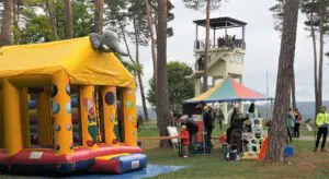 Auch die Kinder hatten am Familientag auf Point Alpha ihren Spaß.