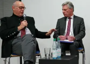 Berthold Dücker und Claus Peter Müller von der Grün.