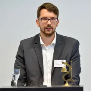 Der Referent Robert Wolff. Foto: Scheffler / Dr. Arthur Pfungst-Stiftung