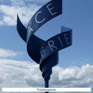 Ein Symbol mit einer starken Botschaft: Die Friedensspirale der Gedenkstätte Point Alpha.