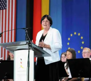 Die Laudatorin Christine Lieberknecht, Ministerpräsidentin a. D. von Thüringen sowie Kuratoriumsmitglied.