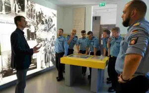 Die Beziehungen der US Army zur westdeutschen Bevölkerung waren Thema in der Ausstellung „Everday Life“.
