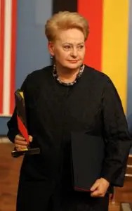 Die Preisträgerin Dr. Dalia Grybauskaitė. Fotos: Johannes Schneider