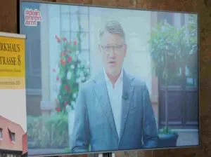 Ministerpräsident Boris Rhein zeigte sich per Videobotschaft von den ehrenamtlichen Leistungen beeindruckt.