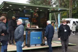 An einem Infostand gab es auch Wissenswertes zum Biosphärenreservat.