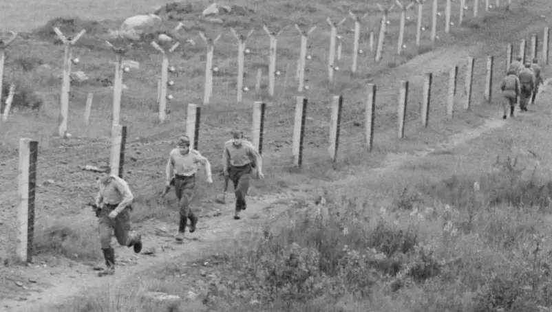 Auch an der Grenze zwischen Hessen und Thüringen kontrollierte die Grenzsoldaten der NVA engmaschig. Foto: PA-Archiv