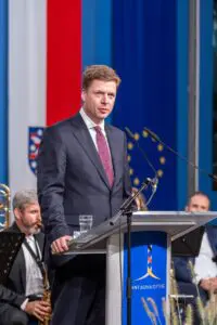 Der Stiftungsratsvorsitzende Dr. Stefan Heck begrüßte die Gäste.