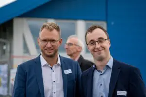 Der Vorstand der Point Alpha Stiftung mit Benedikt Stock (links) und Philipp Metzler begleiteten den Start der „Thüringer Kuppenrhön“.