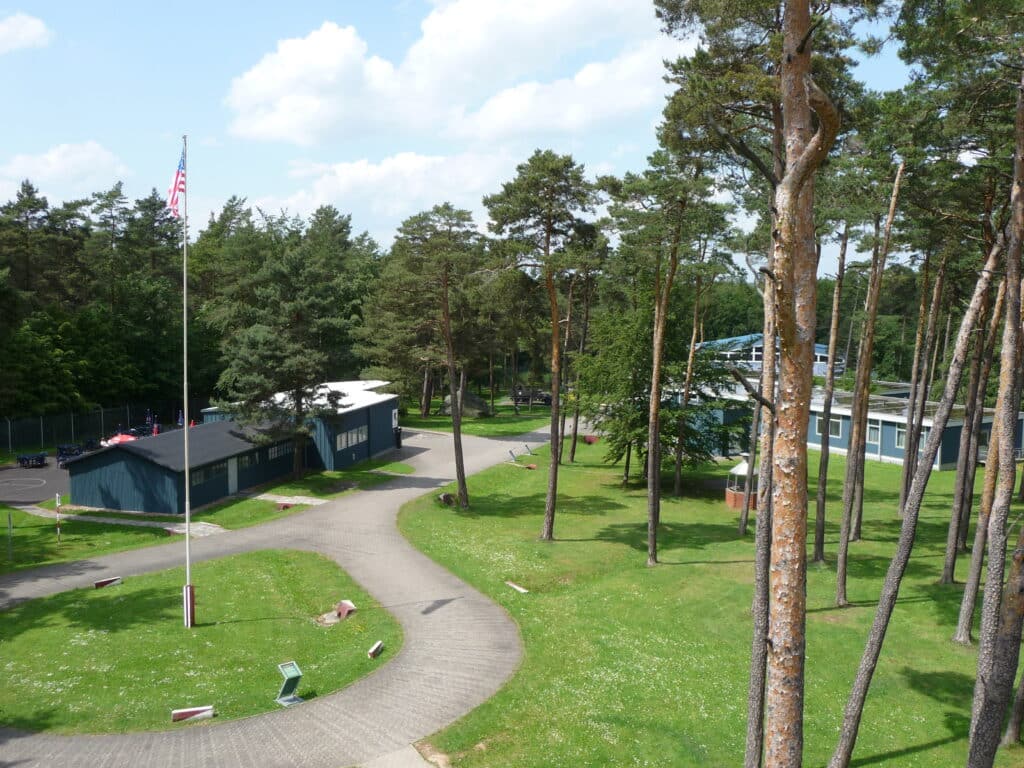 Blick vom Turm auf US-Camp-3
