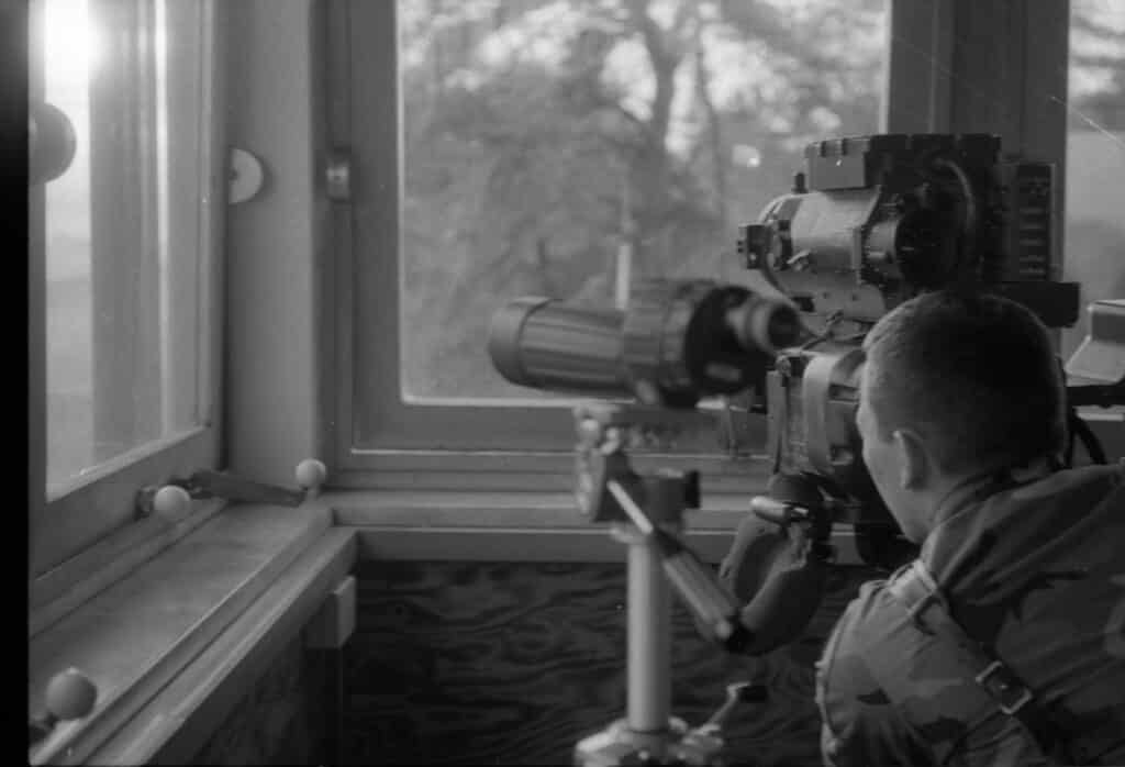 German border-US guard taking pictures-(9600 scan)-15-241