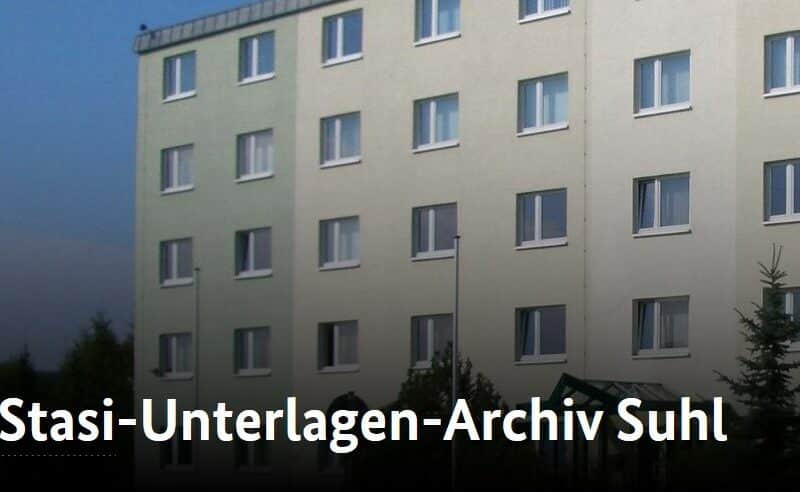 Das Stasi-Unterlagen-Archiv in Suhl.