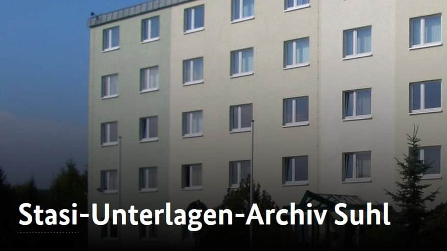 Das Stasi-Unterlagen-Archiv in Suhl.