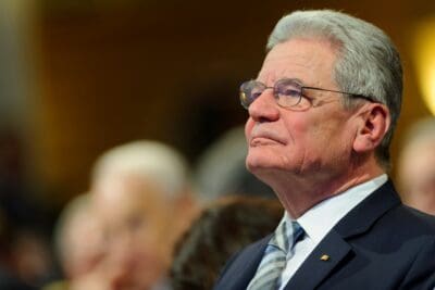 Der ehemalige Bundespräsident Joachim Gauck wird Träger des Point-Alpha-Preises 2022.