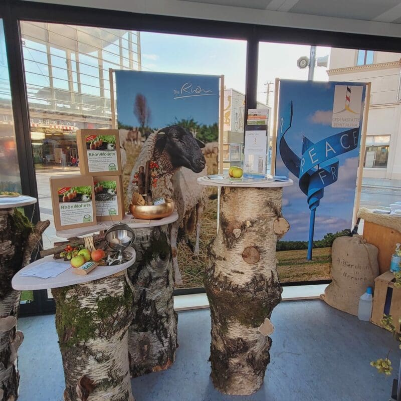 Der Stand war kreativ und anspruchsvoll von der Rhön GmbH gestaltet worden.
