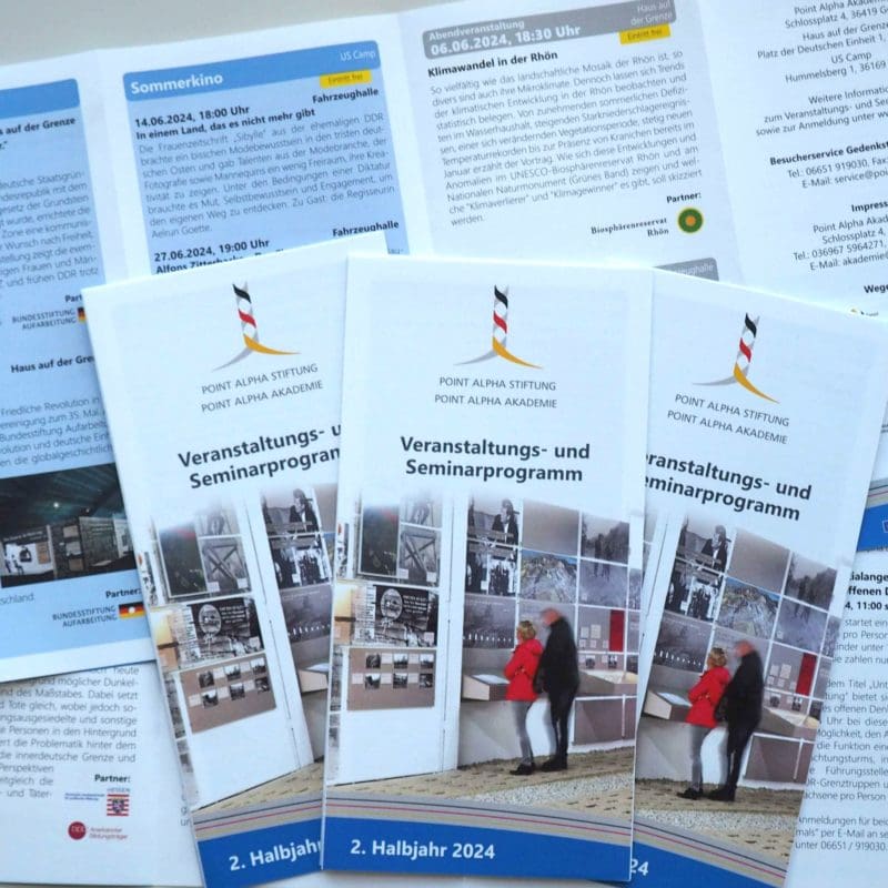 Das Veranstaltungs- und Seminarprogramm für das 2. Halbjahr 2024.