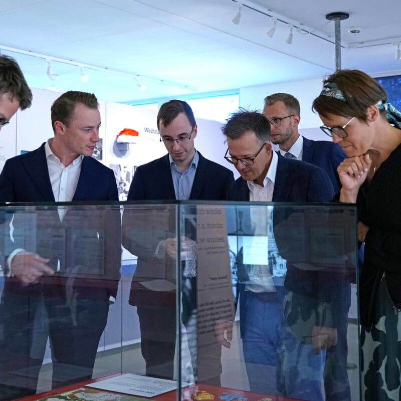 In der Ausstellung „Everday Life“ wird in einer Vitrine ein Exemplar des strategischen Brettspiels „Fulda Gap“ präsentiert.