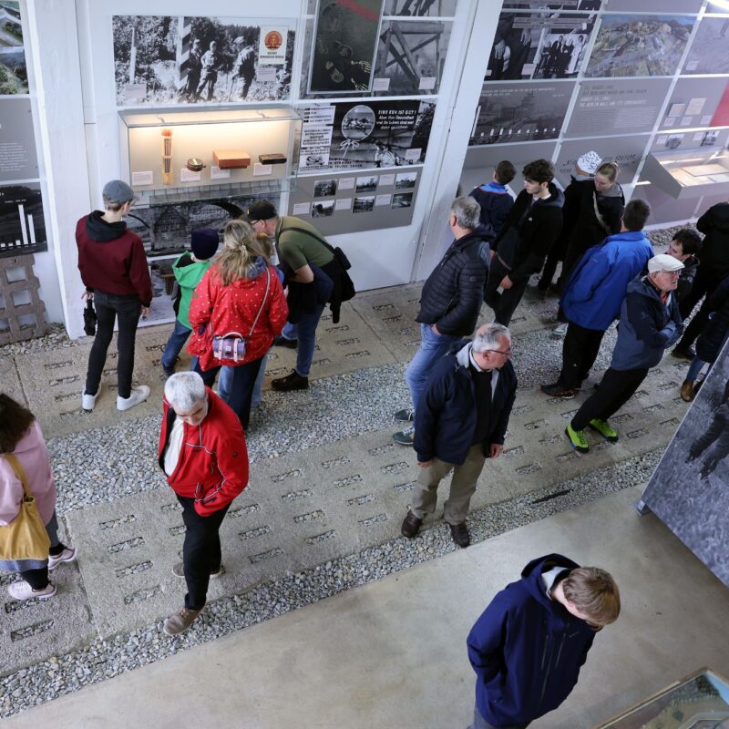 Das Interesse an den Ausstellungen der Gedenkstätte war groß.