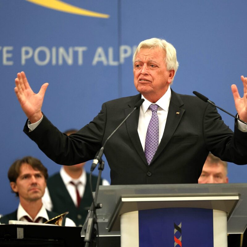 Festredner Volker Bouffier. Fotos: Johannes Schneider.
