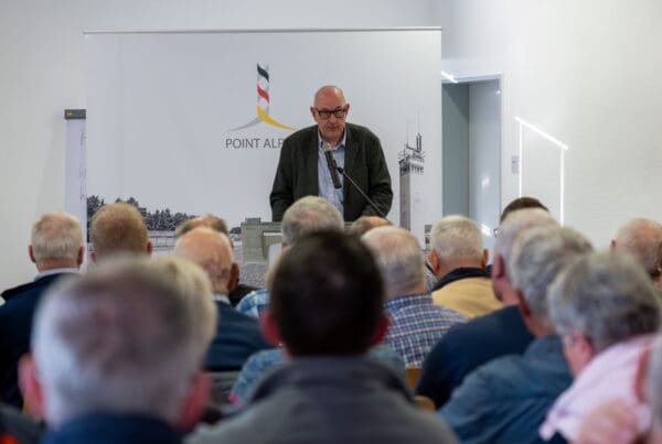 Der Referent nahm auch die Motive der Grenzer und die Bedingungen ihrer Mitwirkung in den Fokus. Fotos: Johannes Schneider