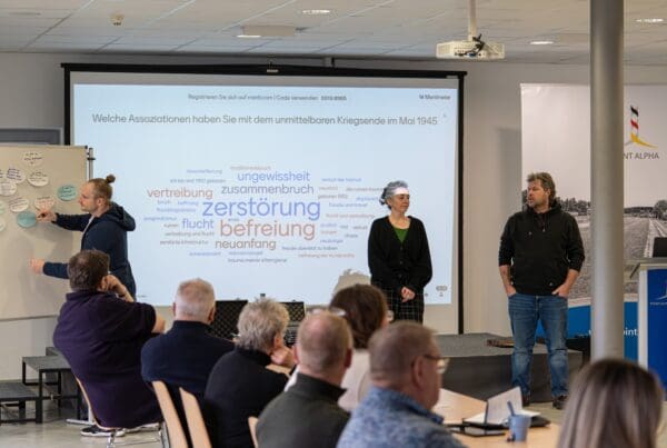 Im Seminar kamen auch moderne Methoden wie Mentimeter zum Einsatz.