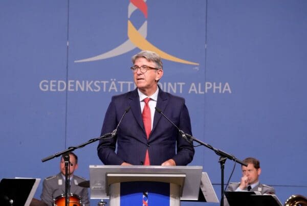 Festredner beim 36. Tag der Deutschen Einheit war der Kulturstaatsminister Wolfram Weimer.