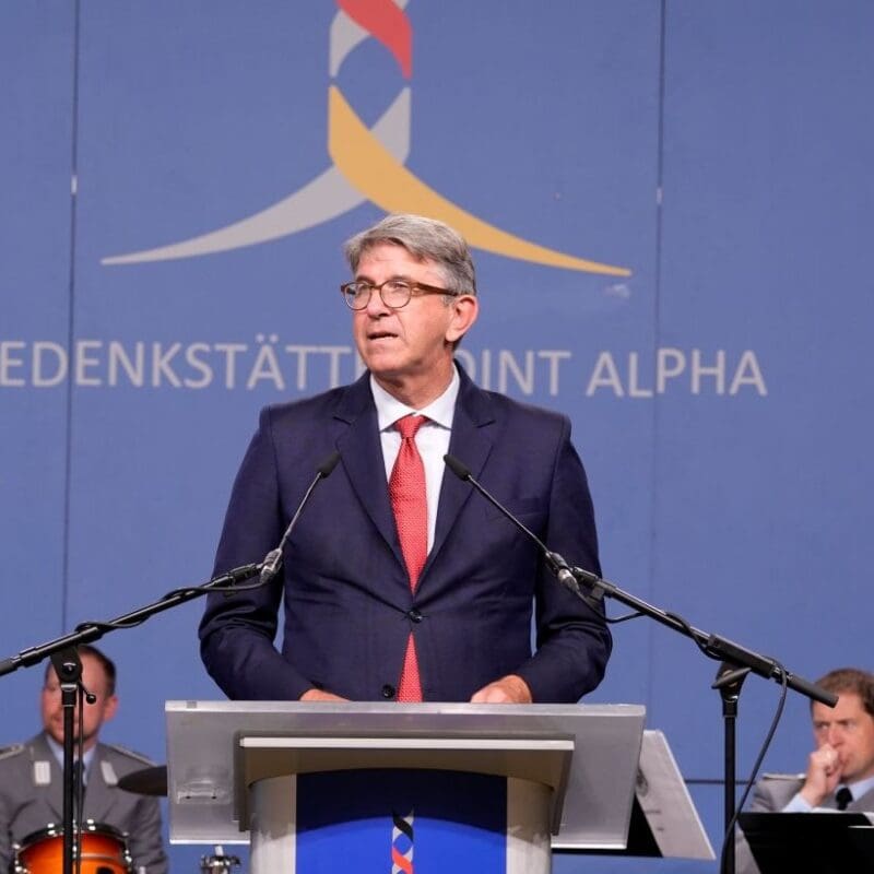 Festredner beim 36. Tag der Deutschen Einheit war der Kulturstaatsminister Wolfram Weimer.
